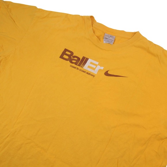 Vintage Nike BallEr Fedex Parody Spoof Graphic T Shirt - Picture 2 of 6